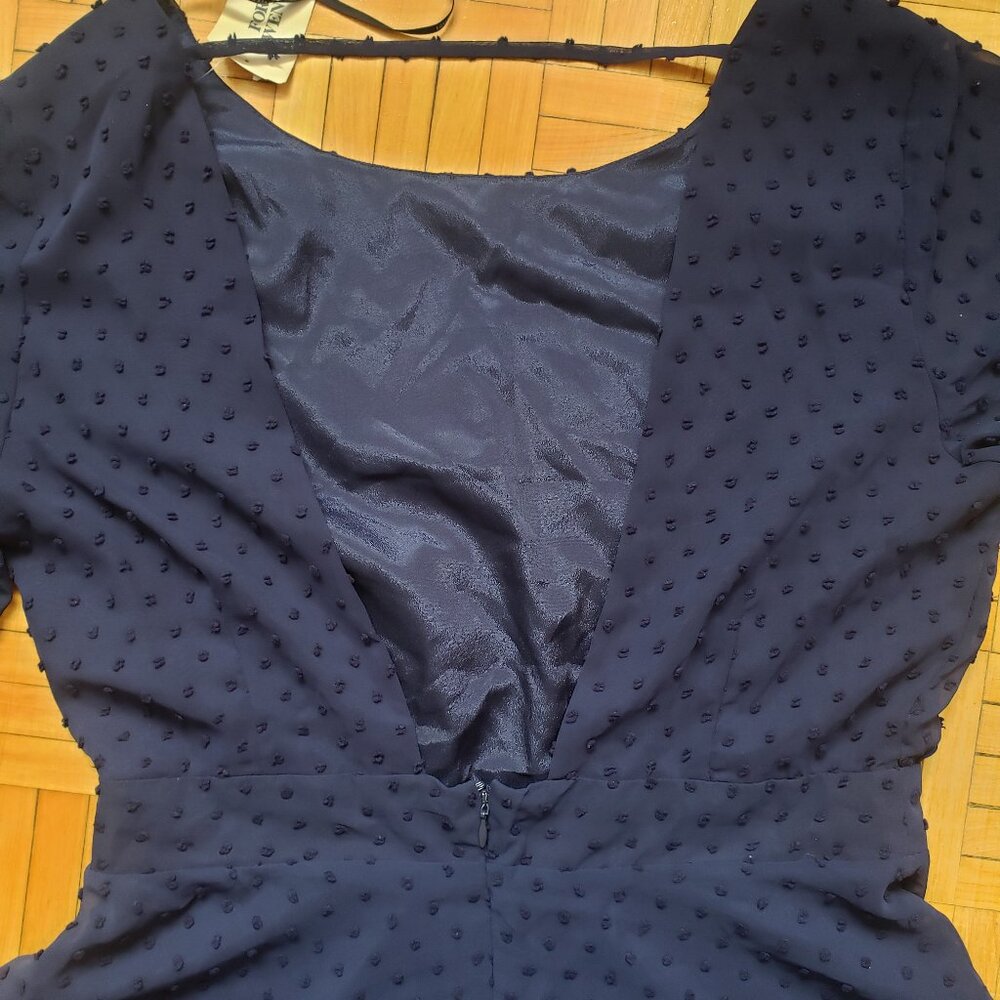 Forever21 Navy blue Dress 2010's New with Tags Size L - Picture 6 of 9